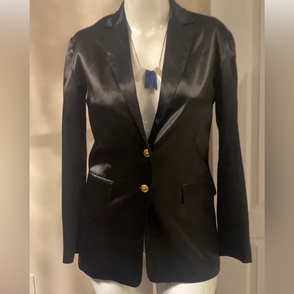 Jackets & Blazers - Satin blazer French connection size 6 black